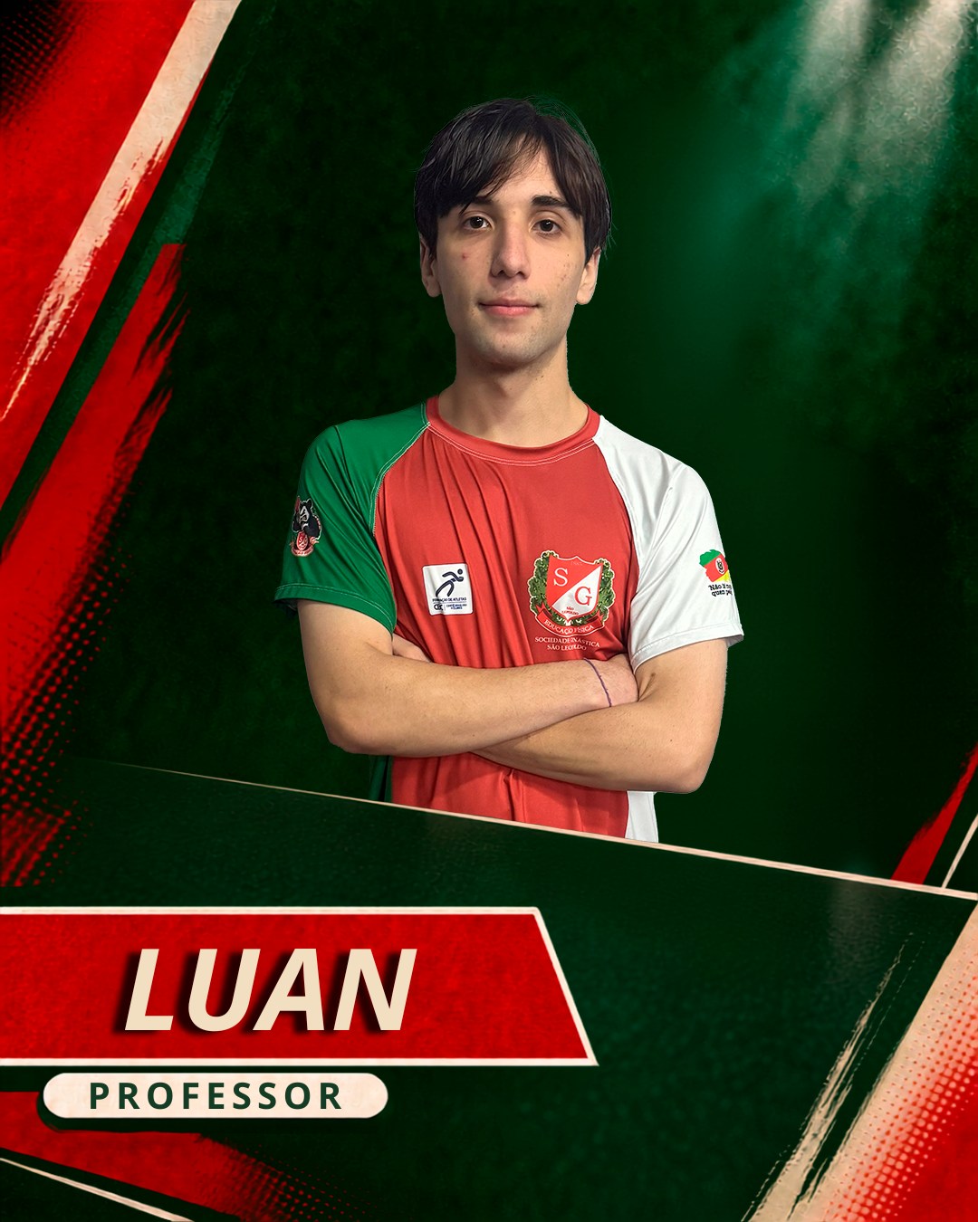 Arte do professor Luan da Rosa